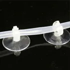 10x аквариумные резиновые прозрачные держатели на присоске для аквариума, практичный насос, эластичный, легко устанавливается