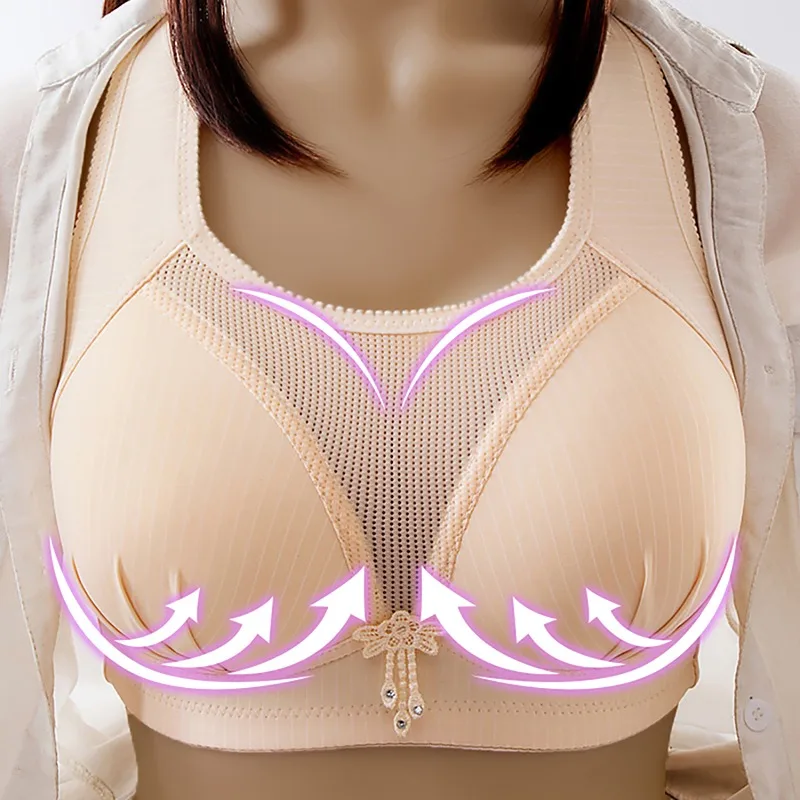 Женское Бесшовное кружевное нижнее белье с полными чашками| |