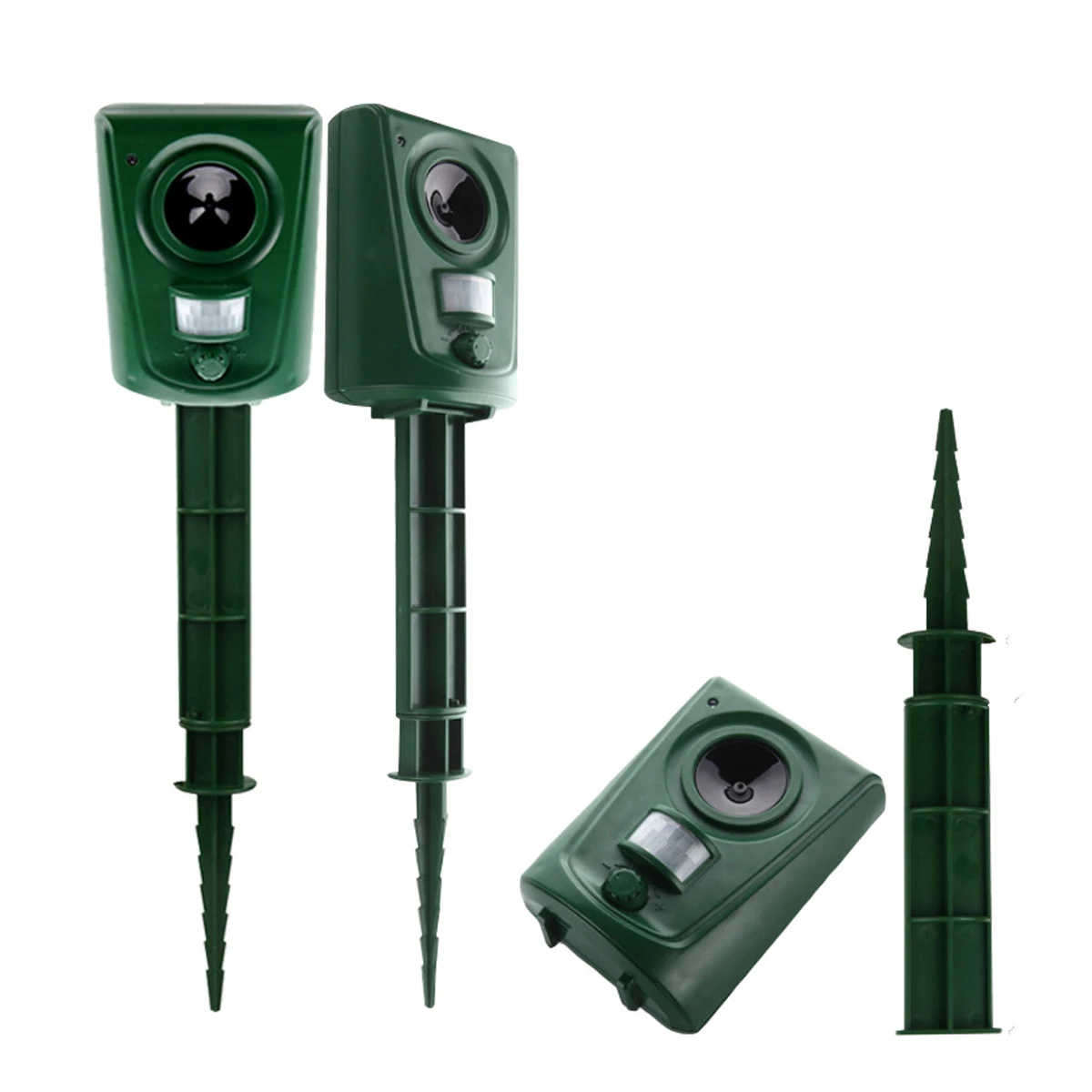 

Garden Solar Powered Ultras onic Outdoor Animal Repeller Motion Sensor Flash Light Dog Cat Raccoon Rabbit Animal Dispeller