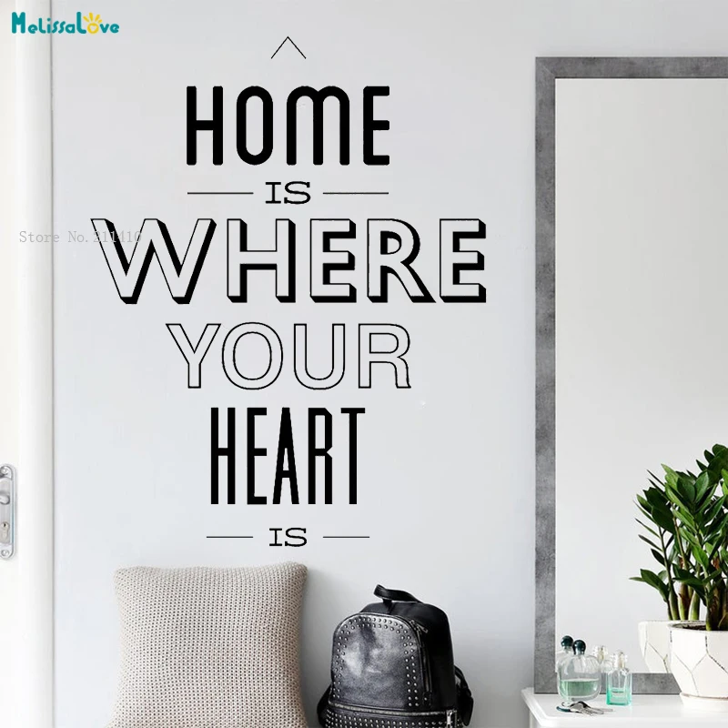 Наклейки на стену с цитатами английском языке украшение для гостиной дома где