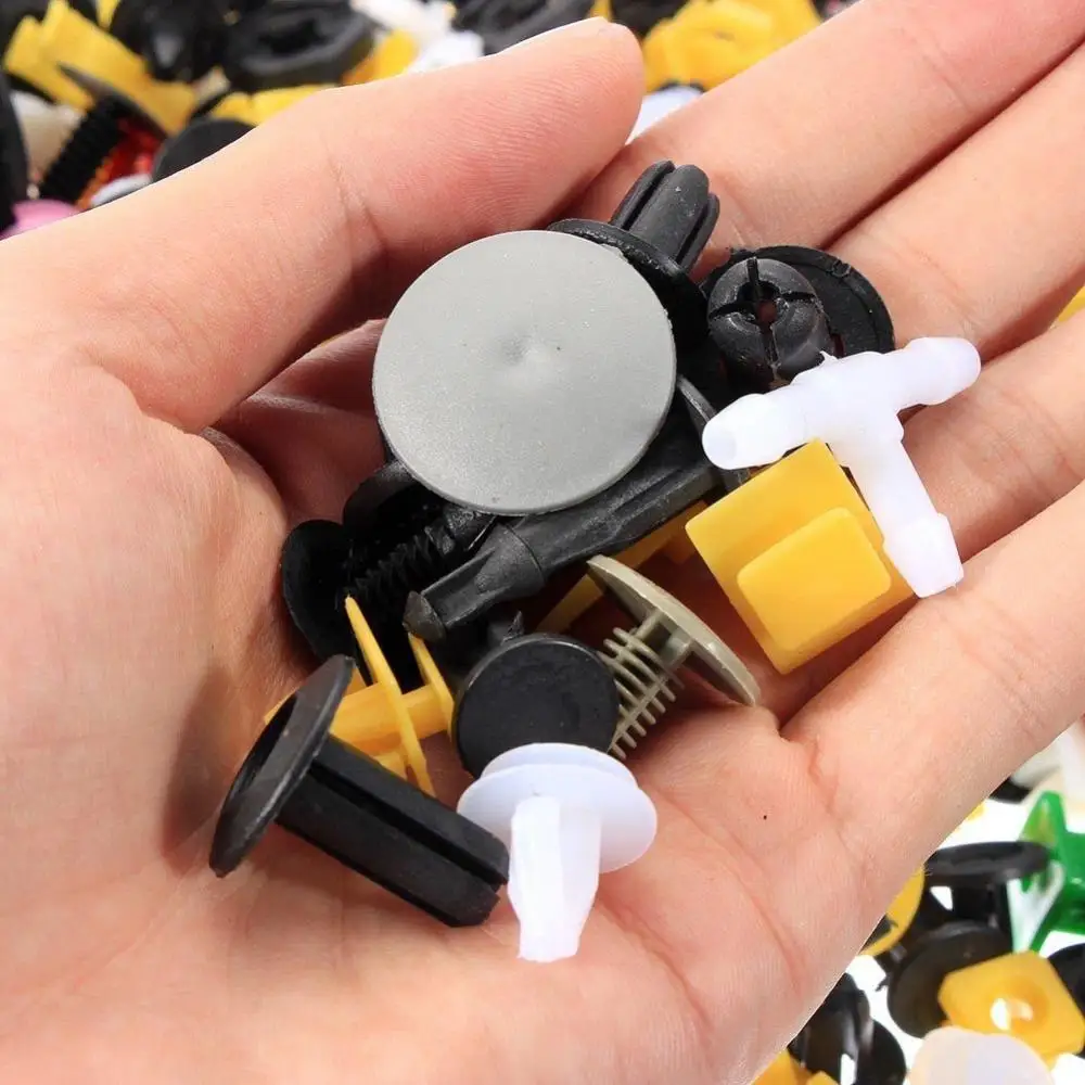 80% горячая Распродажа 500 шт Смешанные Различные универсальный авто зажим для