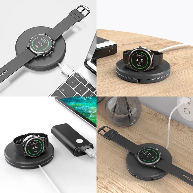 U50D совместимый с Fossil-Gen 4 Misfit Vapor 2 кронштейн зарядного кабеля станция для