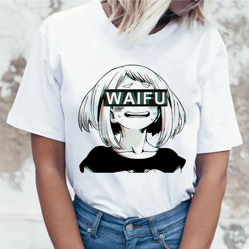 

Lus Los 2019 Himiko Toga t-shirt Cartoon T Shirt Women Harajuku Boku No Hero Academia Anime Print Tshirt Top Tees Female
