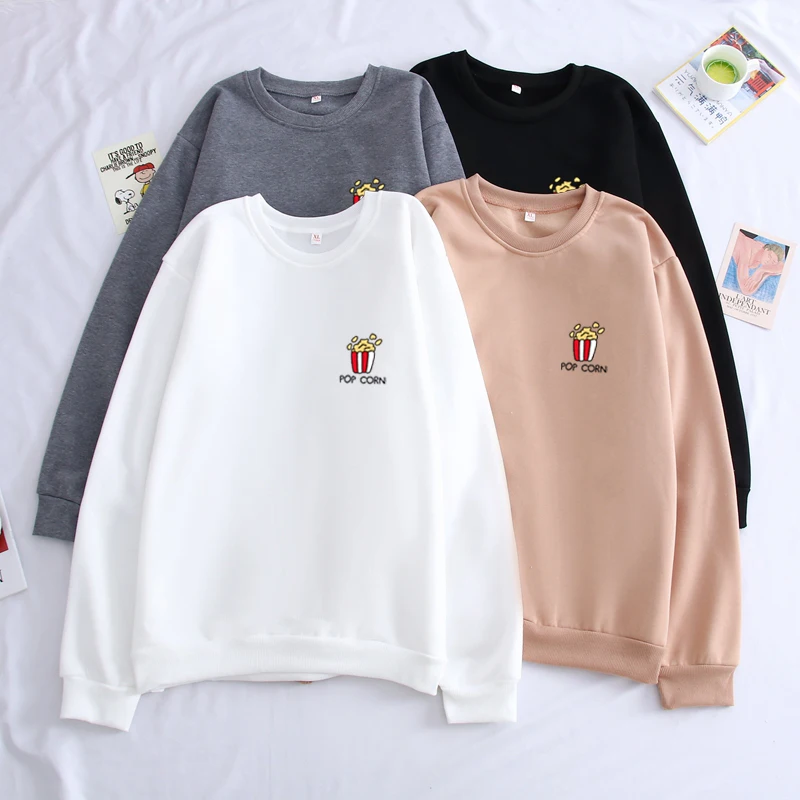 

Autumn Men Hoodies Hip Hop Hoodie Casual Sweatshirt Men's Cotton High Quality Popcorn Print Sweatshirts Male Fashion Clothing