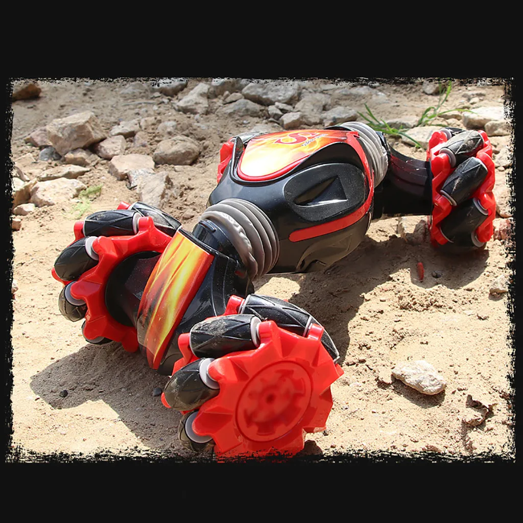 Трюковый Радиоуправляемый автомобиль масштаб двусторонний 2 4 ГГц один ключ