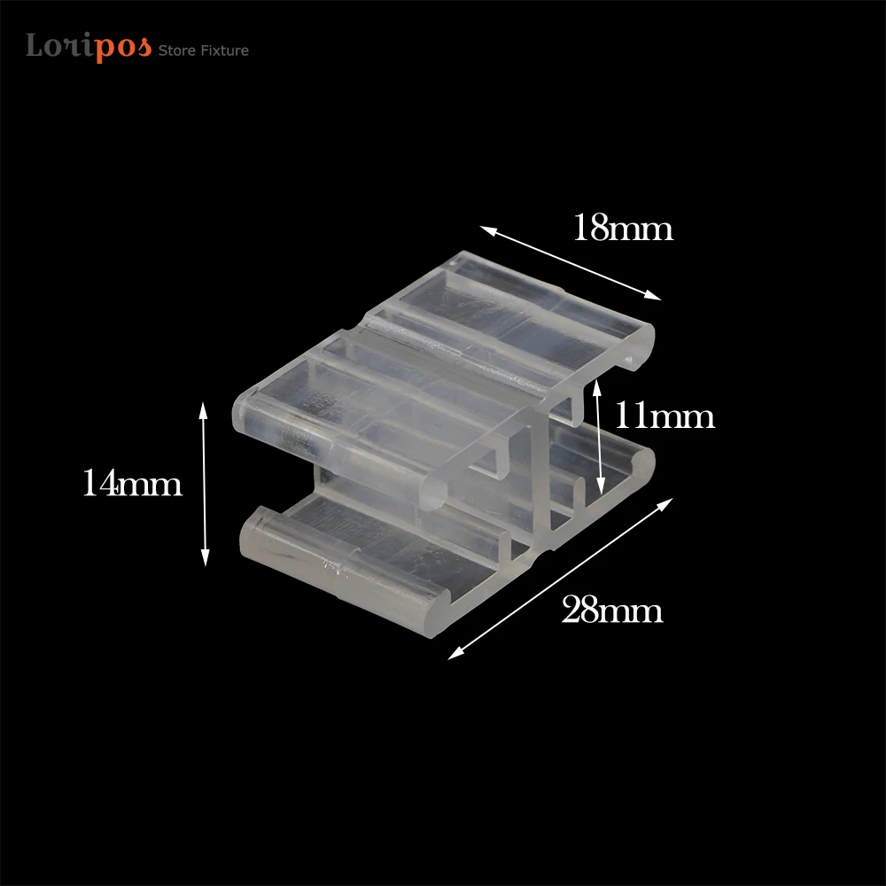 Пластиковая прозрачная рамка соединительные зажимы для супермаркета полки