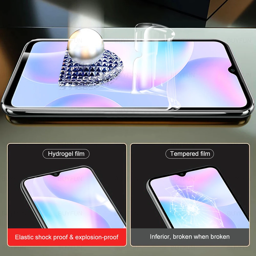 

3in1 Screen Back Hydrogel Film On For Xiaomi Redmi Note 8 2021 Note8 Pro 8T 8pro 8A Camera Lens Protector Not Protective Glass