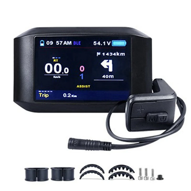 

Electric Bicycle Display 750C Bluetooth Display for Bafang BBS01 BBS02 BBSHD Mid Hub Motor Kits Parts EBike Speedometer