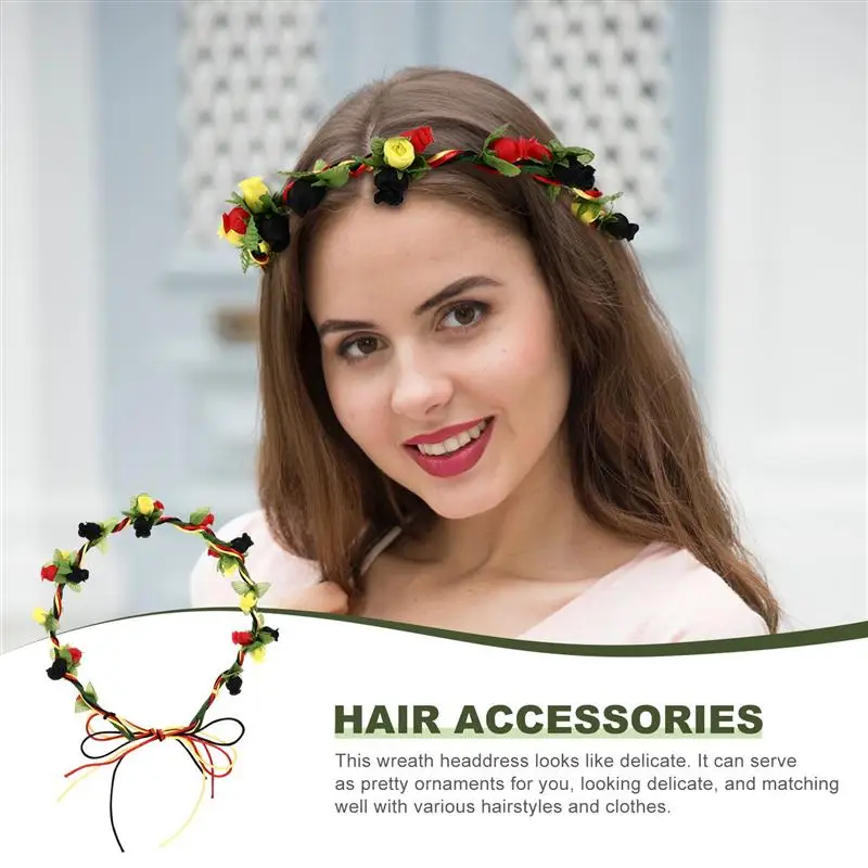 

2Pcs Stylish Garland Headdress Creative Holiday Headwear Photography Headdress
