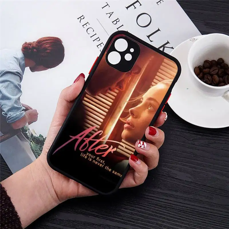 

After Movie Hardin Scott Hero Fiennes Tiffin Phone Case matte transparent For iphone 7 8 11 12 plus mini x xs xr pro max cover