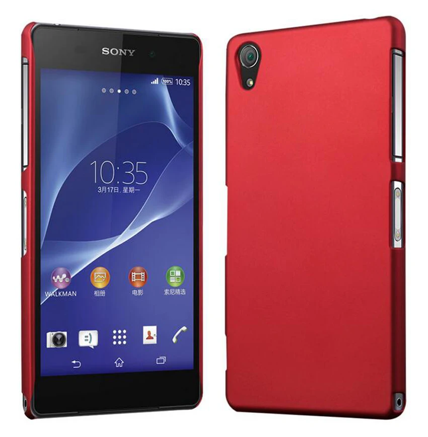 Гладкая твёрдая обложка чехол для sony Xperia Z(Сони Иксперия З) Xperia Z2 XZ3 XA3 XA3 E3 Z3 Z5 ультра XZ4 компактный XZ4 XZ2 XZ2 prime sony XA2