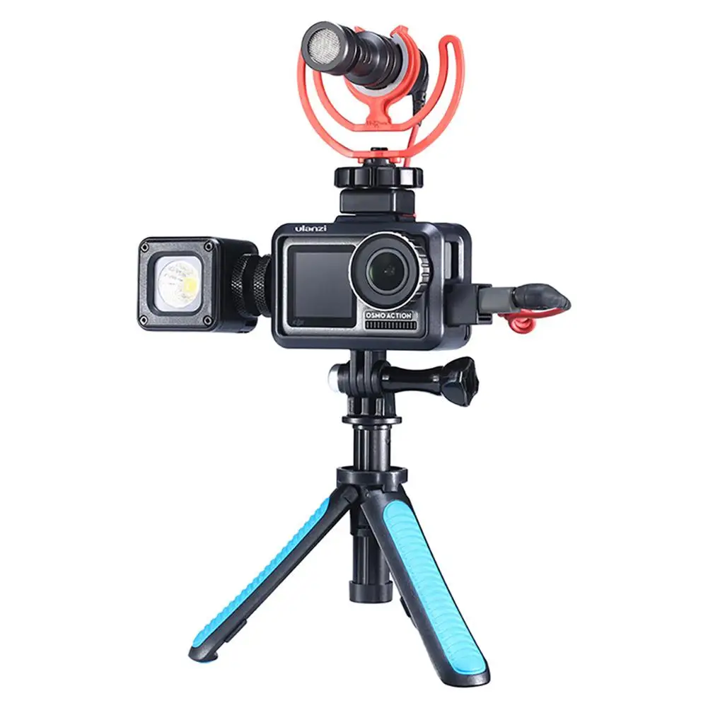 Защитный видео чехол рамка крепление корпус микрофон адаптер Защитная крышка