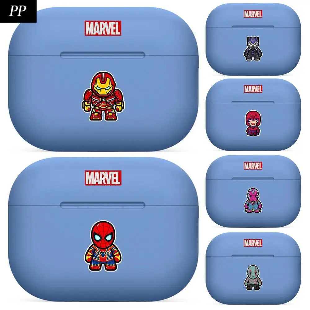 

Marvel comic blue For Airpods pro 3 case Protective Bluetooth Wireless Earphone Cover For Air Pods airpod case air pod Cases 1 2
