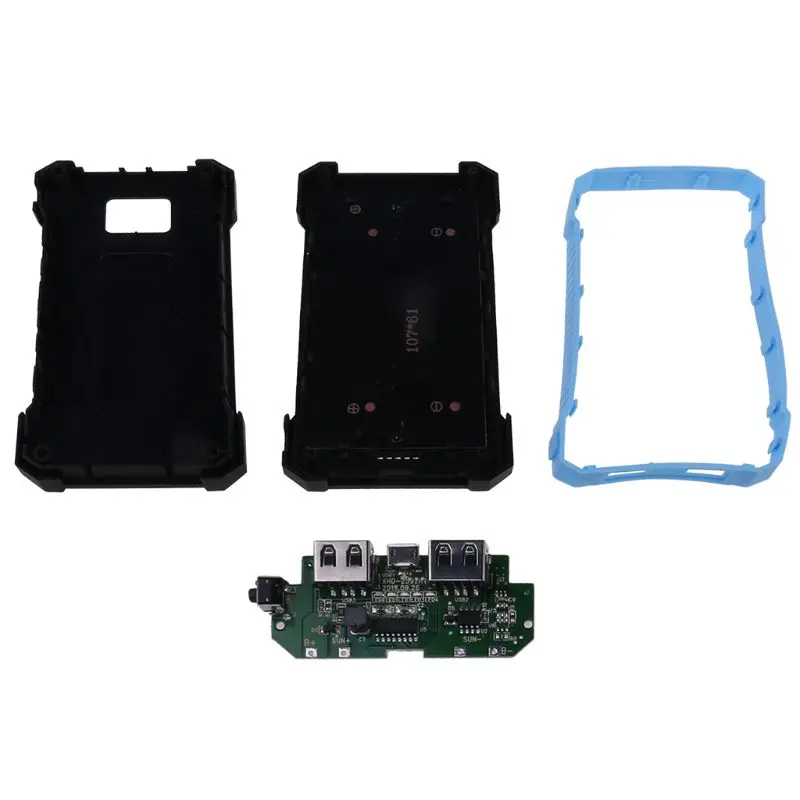 Светодиодный двойной Порты USB Панели солнечные Мощность банк чехол в сдержанном