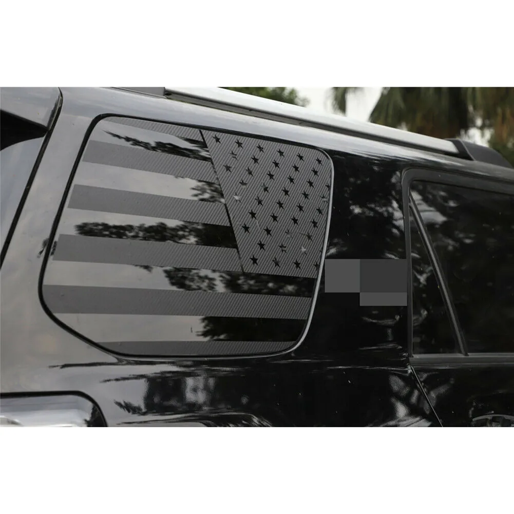 

Carbon Fiber Car Window Stickers Removable Trim Vinyl For Toyota 4Runner 2010-20