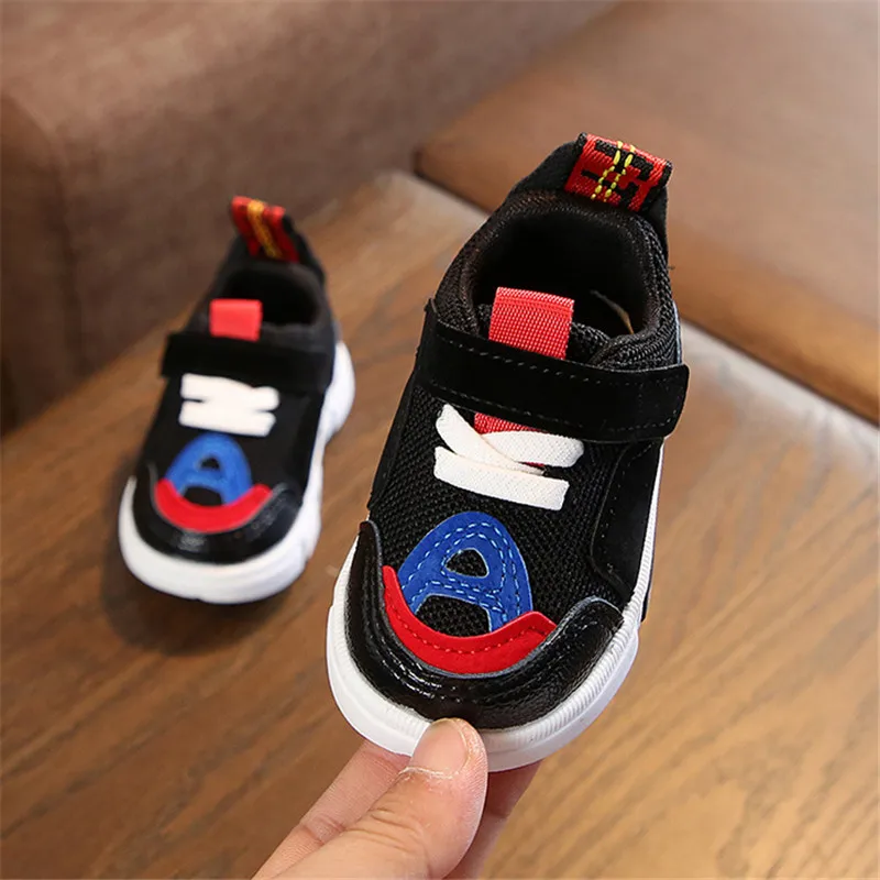 Новинка 2019 года спортивная детская обувь мягкие Нескользящие Детские кроссовки