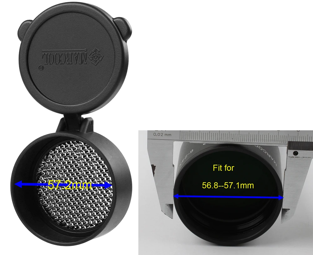 for 50mm Аксессуары для пневматического пистолета Ar15 44 мм/50 мм/56 мм охотничье оборудование Оптический прицел солнцезащитные кепки Killflash соты - Цвет: for 50mm