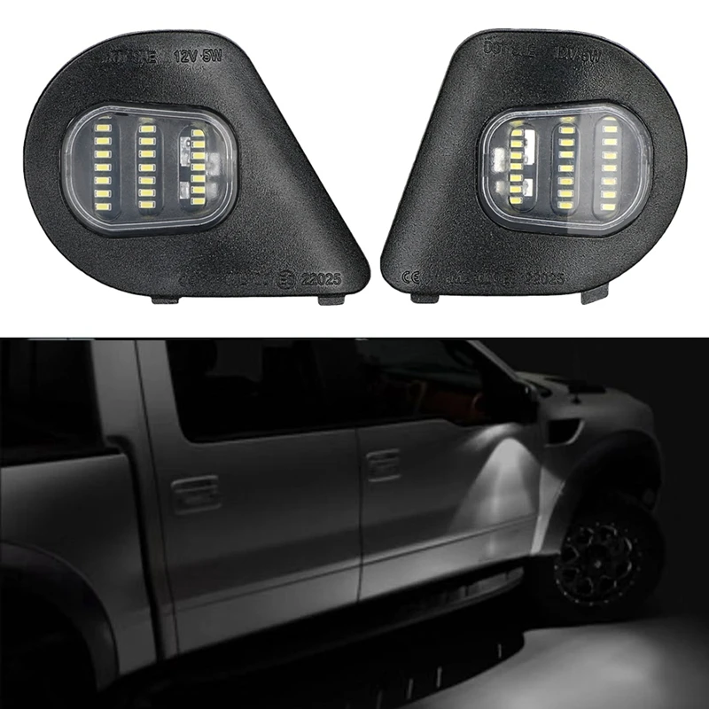 Для 10-19 Dodge Ram 1500 2500 3500 4500 правое и Левое зеркало лужи лампы 24LED | Автомобили