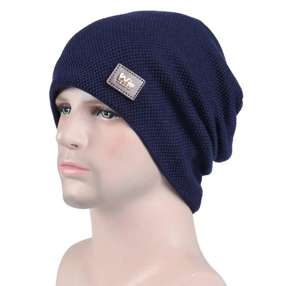 

Outdoor Supplies Fashionable Winter Soft Warm Beanies Cap Daily Costume Knitted Cuffed Beanie Non-shedding for Male
