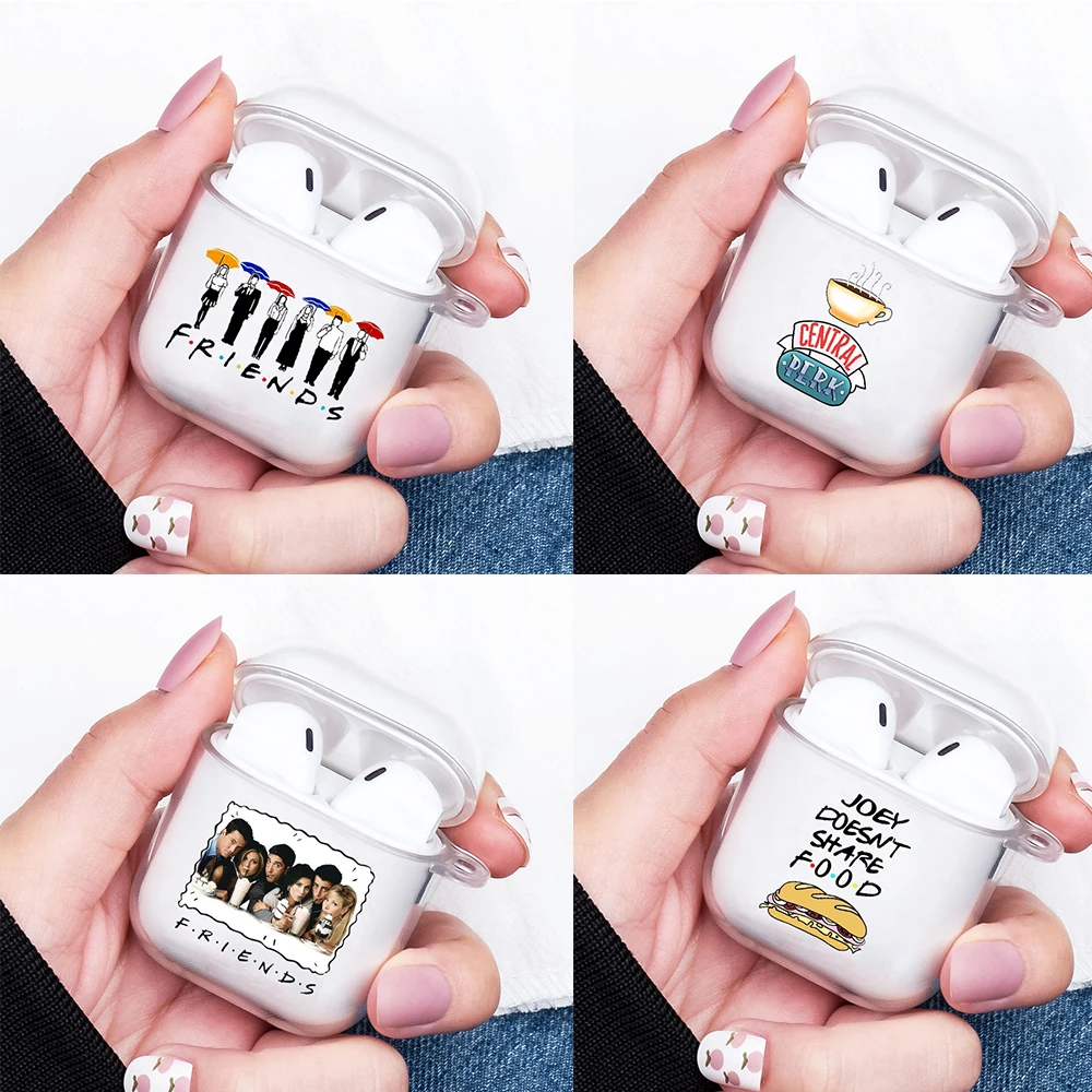 

Cute Central Perk Coffee Friend Tv Funda Soft Case for Apple AirPods 2 1 Silicone Wireless Bluetooth Earphone Box AirPod Cover