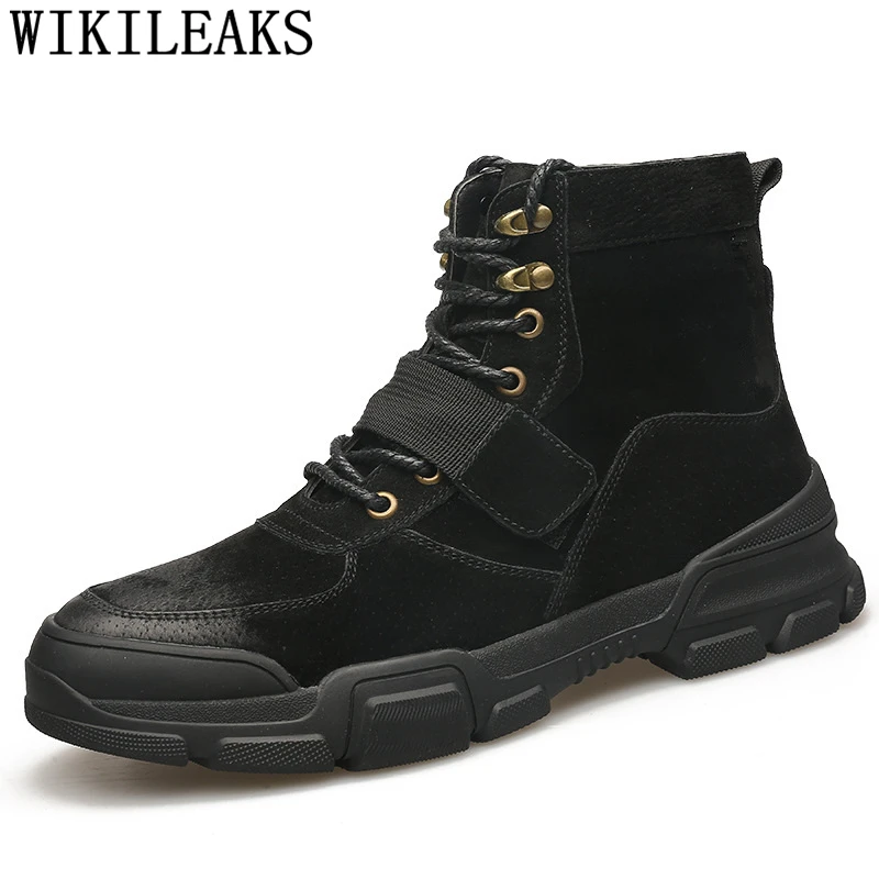 Ботильоны мужская обувь ботинки для пустыни мужские из натуральной кожи мужчин