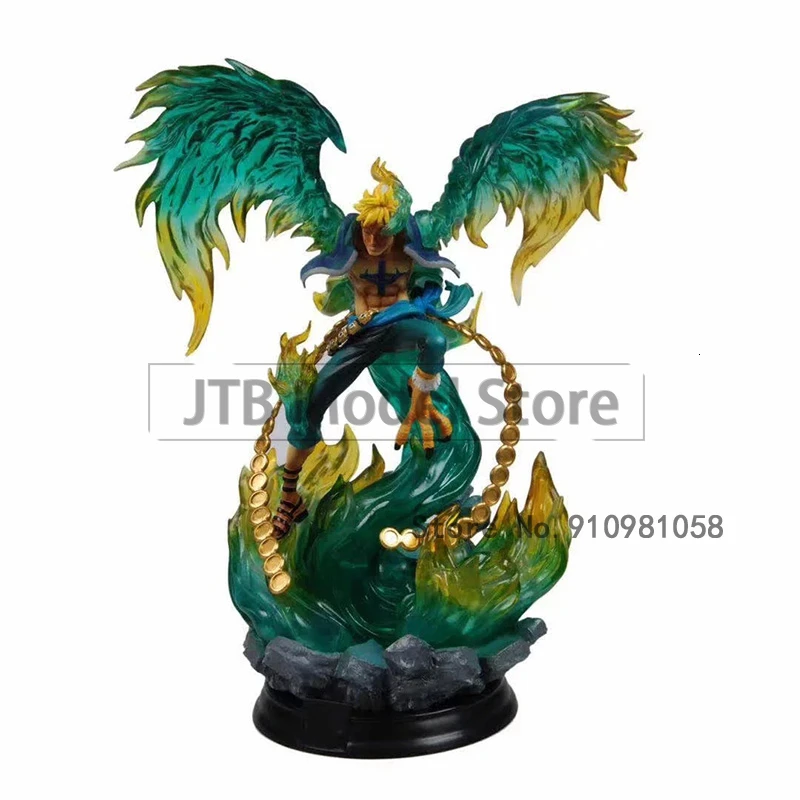 

One Piece GK Devil Fruit Marco The Phoenix Action Figure Anime Model 39cm PVC Statue Collection Toy Desktop Decoration Figma