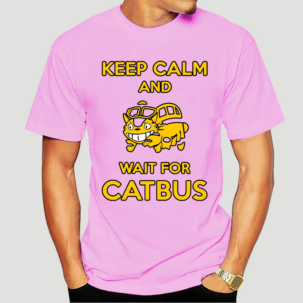 

Mens Tee Shirt Uk 2019 Studio Ghibli My Neighbor Totoro Catbus Fited T Shirt Summer Summer T-Shirt Men Brand-Clothing 8841X
