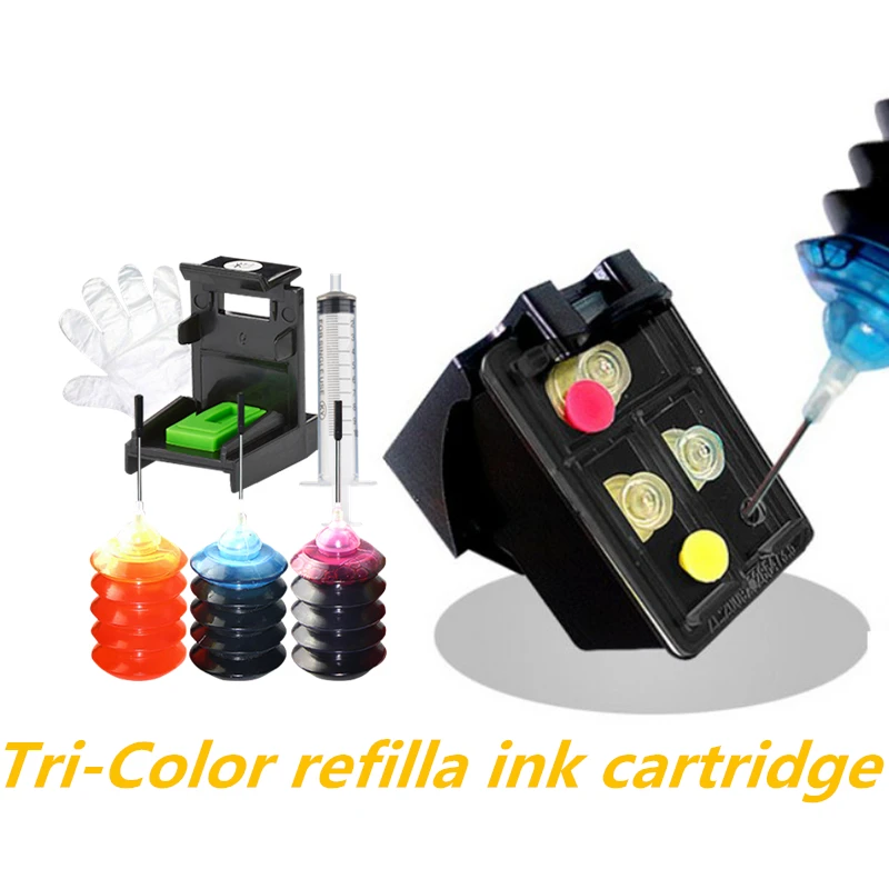 Сменный цветной чернильный картридж для HP 302 XL DeskJet 1110 1111 1112 2130 2131 Officejet 3630 3830 4650|ink