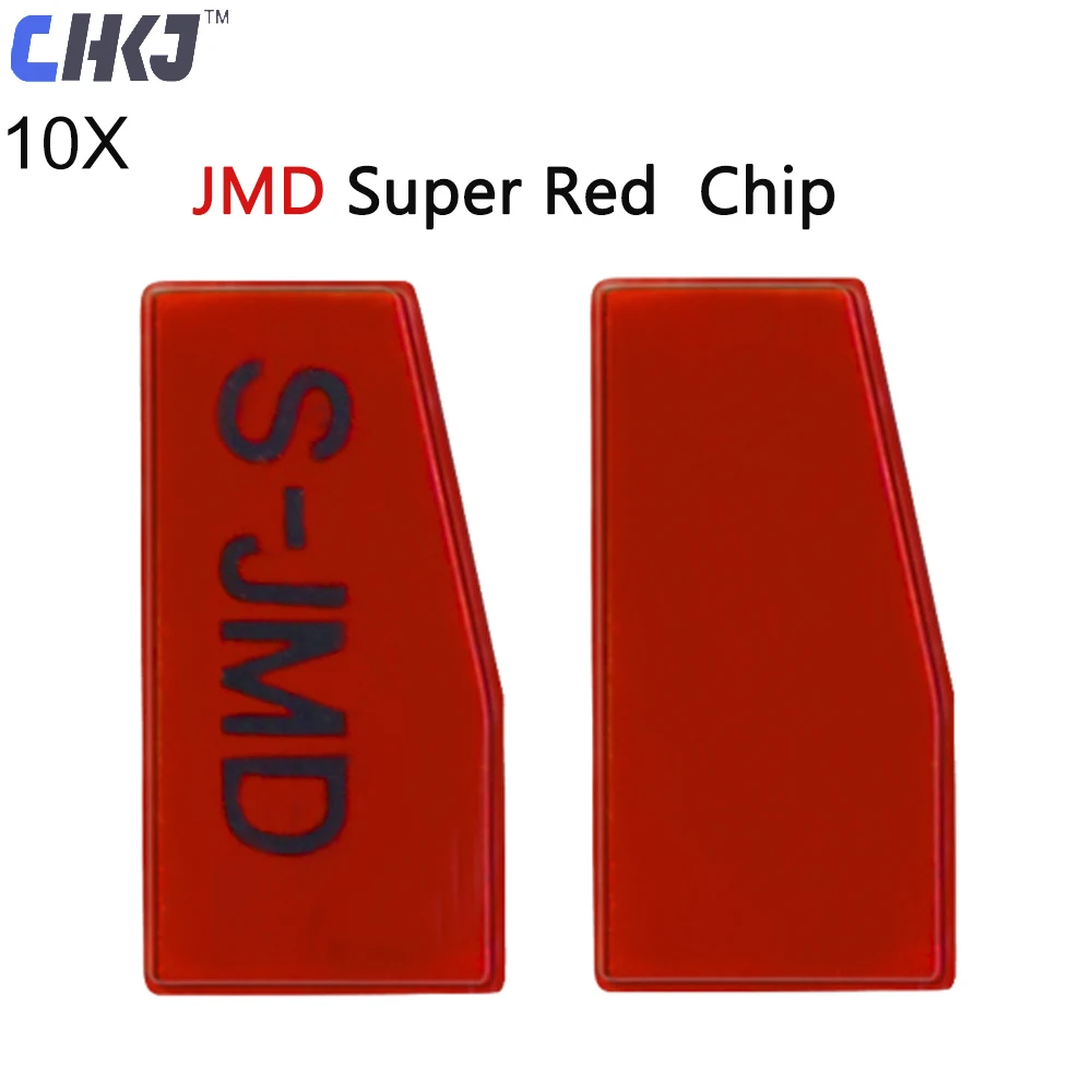 

CHKJ 10PCS/LOT Original 2 Multifunction Super Red Chip Universal Chips Replace JMD 46/47/4C/4D/G/KING/48/T5 Transponder Chip