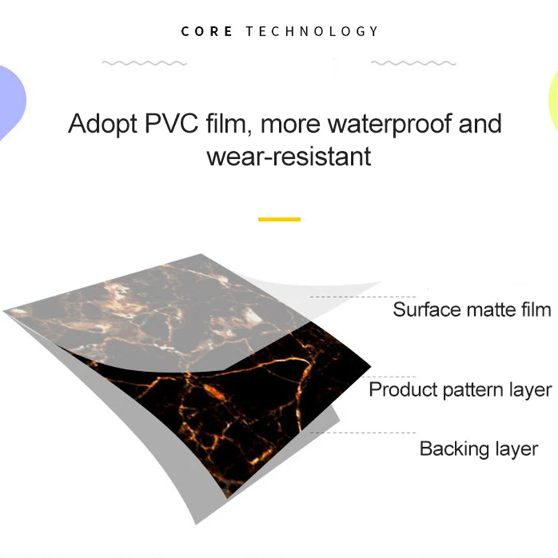 20 шт./компл. самоклеющиеся ПВХ Керамика плитка Стикеры s Водонепроницаемый стены
