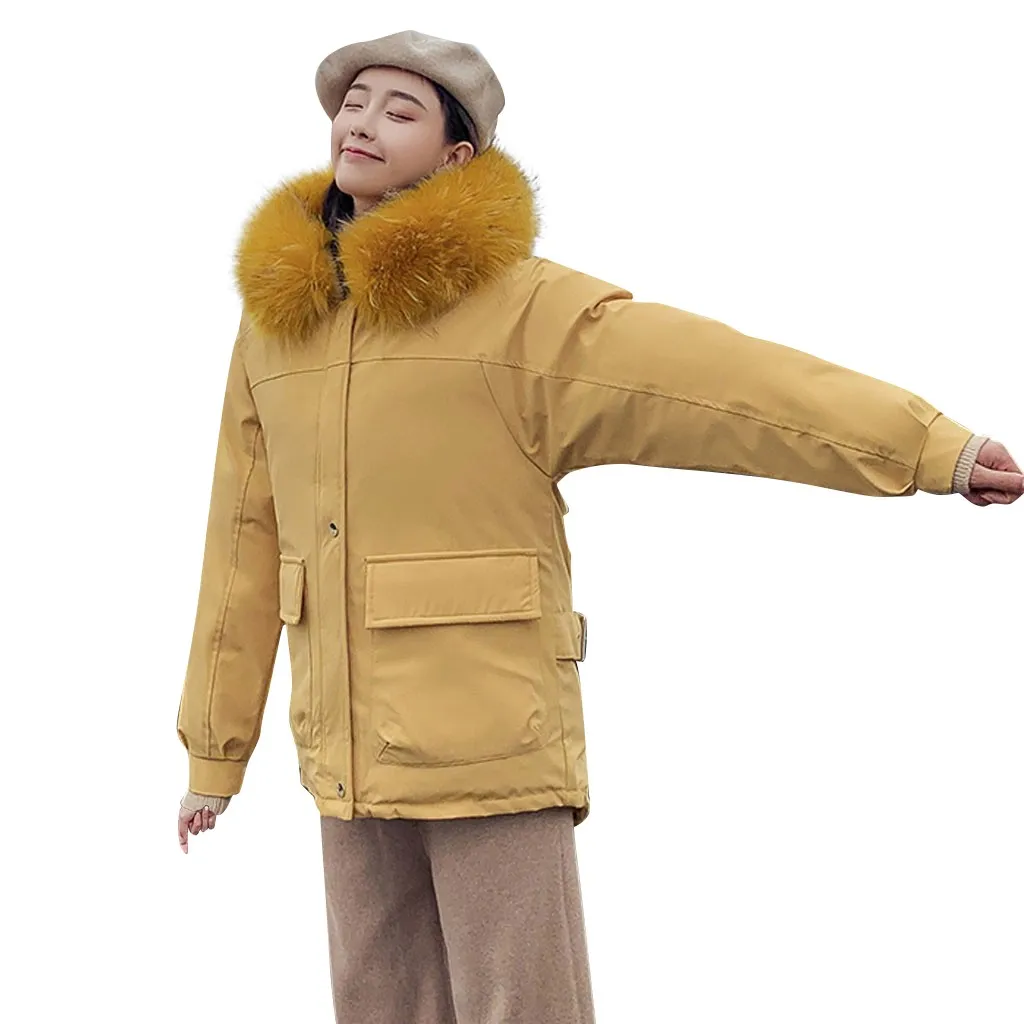 Женское зимнее пальто JAYCOSIN парка модная верхняя одежда для женщин куртки с