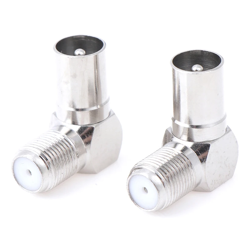 2 шт./компл. прямоугольный разъем из алюминиевого сплава для ТВ-антенны |