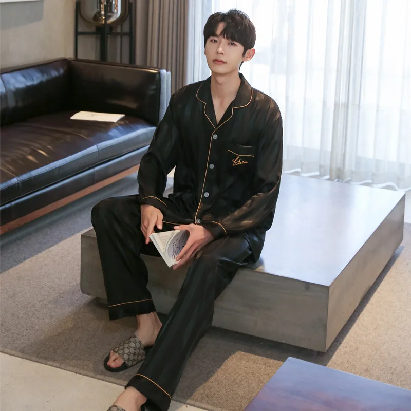 Из 2 предметов в полоску для маленьких мальчиков Атлас пара пижамный комплект: