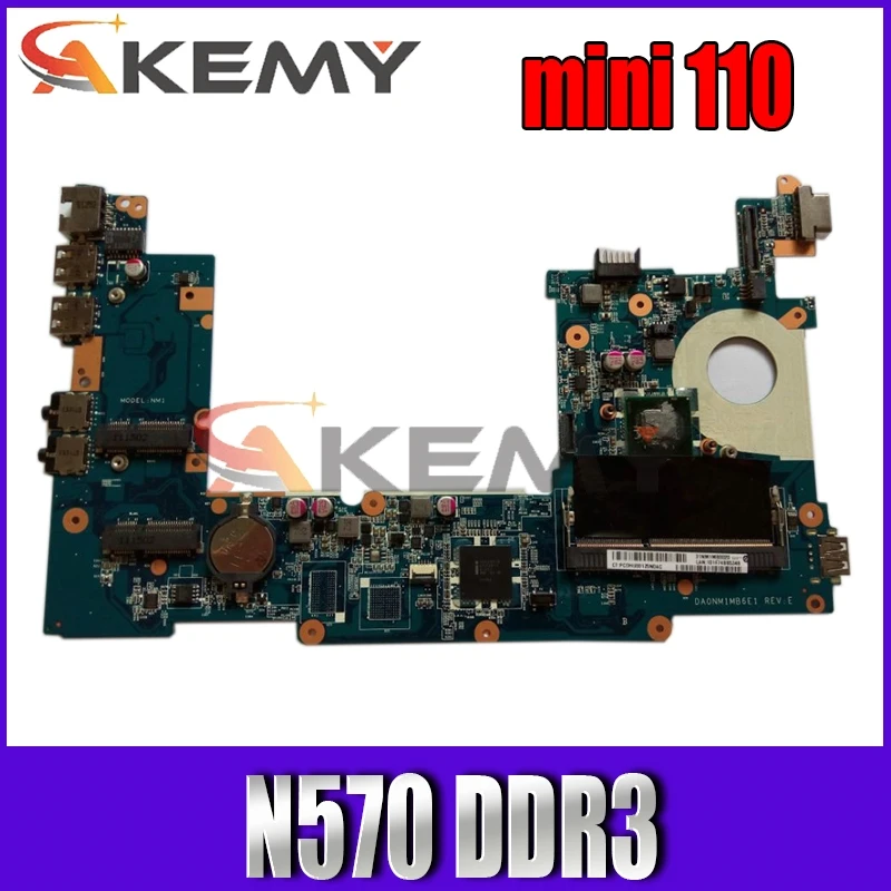 

Akemy горячая Распродажа 650739-001 материнская плата для ноутбука для HP мини 110 DA0NM1MB6D0 31NM1MB0040 intel N570 DDR3 материнская плата печатная плата полностью п...