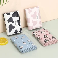 2021 new fashion cow pu leather cartoon anime multi card slot short women coin purses women wallet for outdoor female girl gift