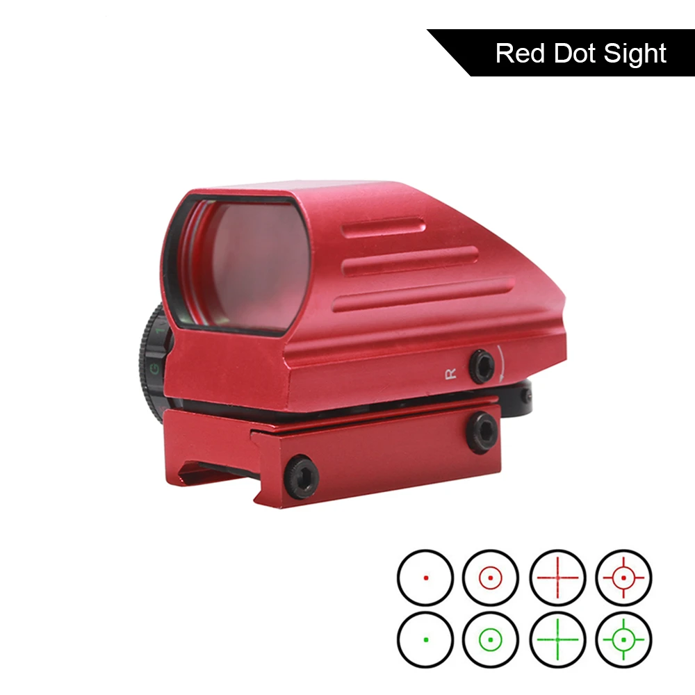 Прицел для винтовки с красной точкой тактический прицел красным и зеленым