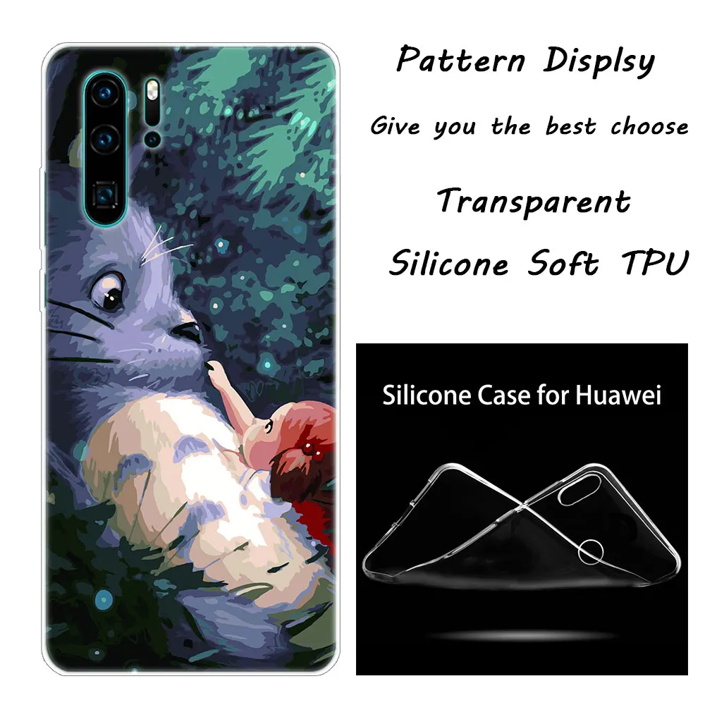 007 Мягкий чехол аниме студия Ghibli унесенный спиром Тоторо для huawei NOVA 3 3i 5 5i P20 P30 Pro P9 P10 P8 Lite P Smart Z Plus - Цвет: 007
