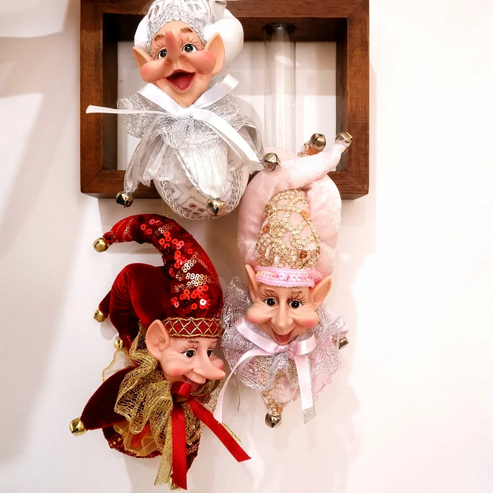 Christmas Home Decor New Year Goods 2021 Tree Wall Door Window Ornaments Elf On The Shelf Xmas Gift | Дом и сад