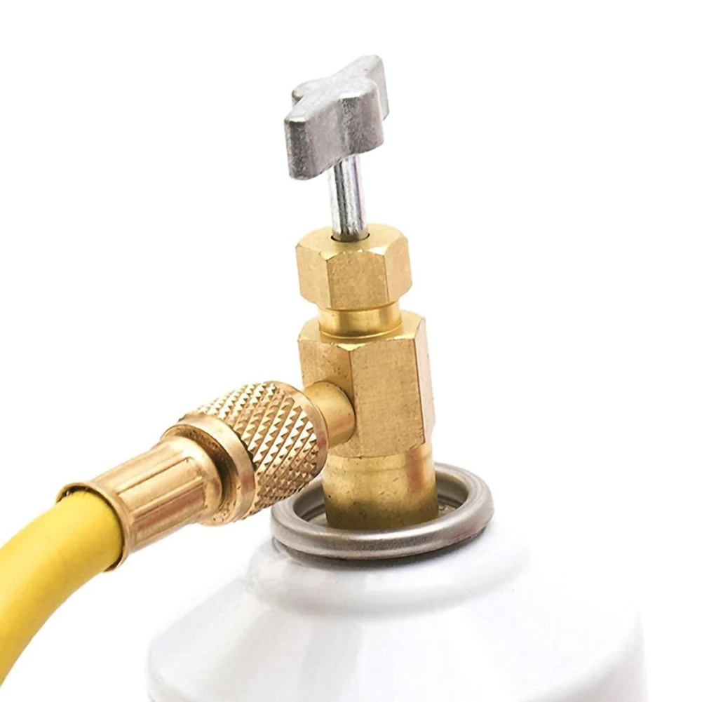 

Car Air Conditioning Refrigerant Bottle Opener 1/4 SAE SAE Thread Adapter R-134a Valve Bottle Opener Auto Accessories