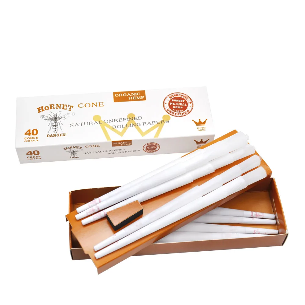 

480 Cones/Boxs 110MM White Papers Roll Pre Rolled Disposable Cigarette Natural Pure Natural Roll Paper Filter Paper