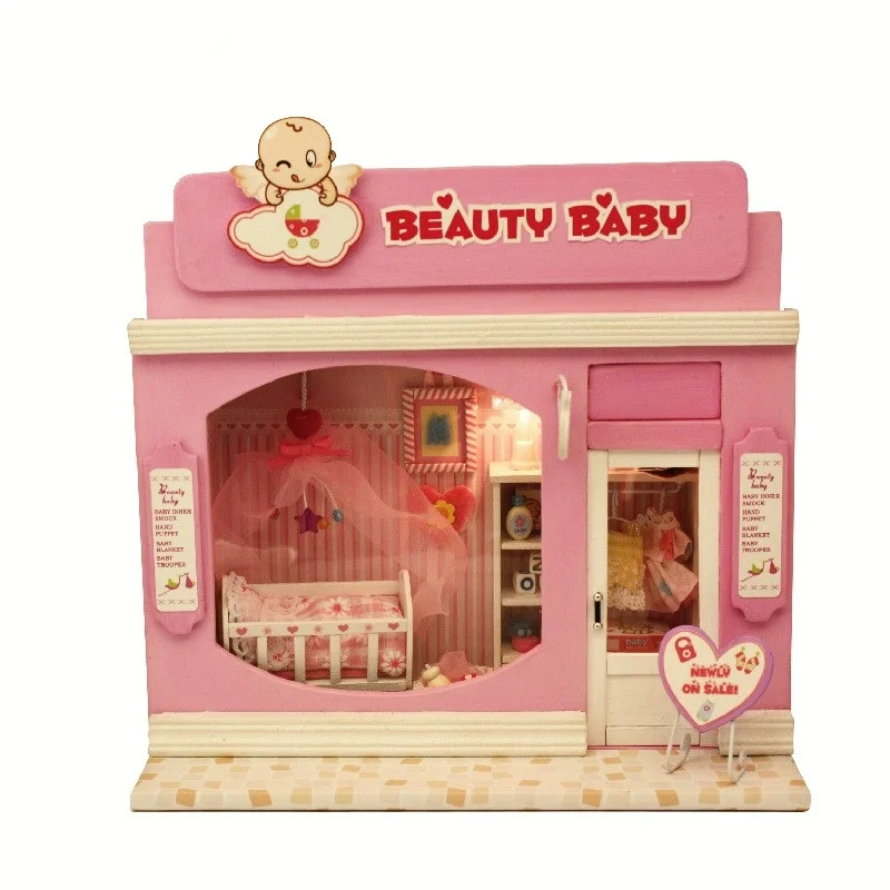 Кукольный домик сделай сам деревянная мини-мебель миниатюрная сборка ручная