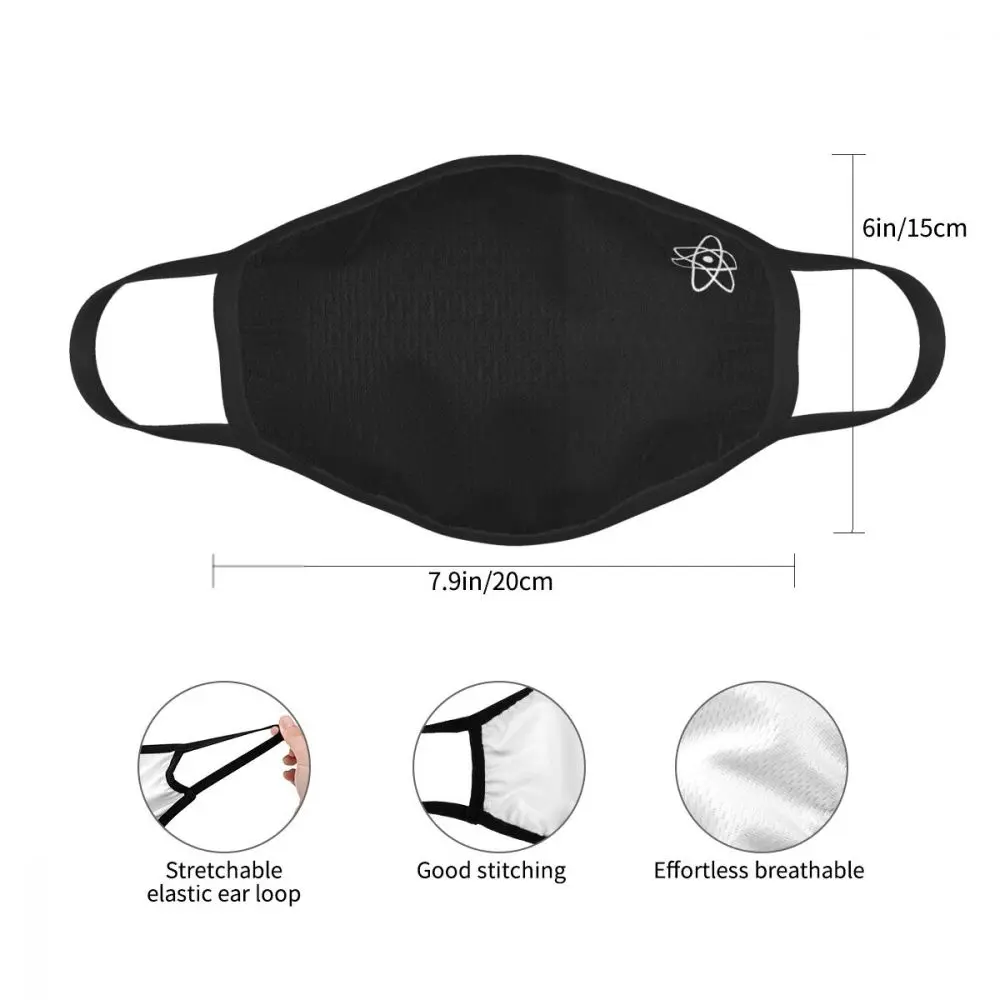 Little Atom Non-Disposable Mouth Face Mask Science Chemistry Chemical Anti Haze Protection Respirator Muffle | Аксессуары для