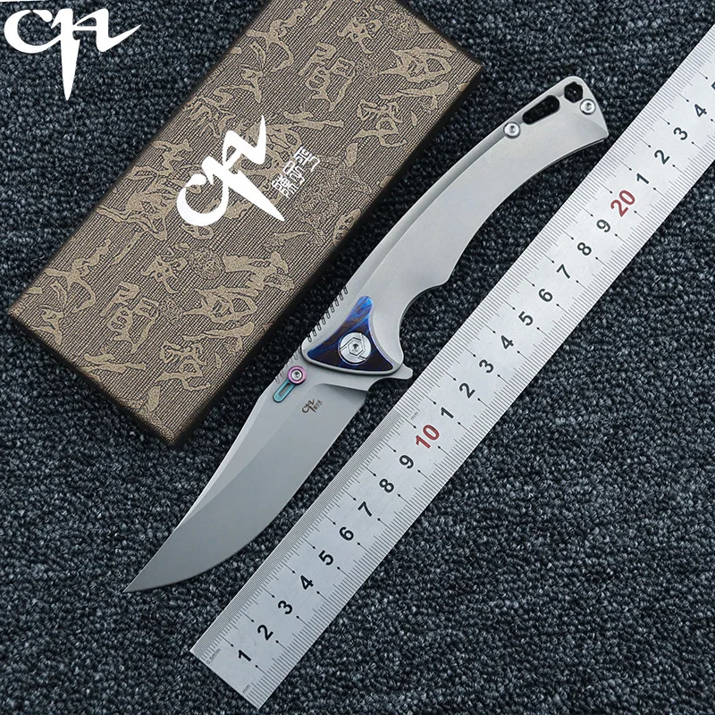 Складной нож CH EMPEROR Flipper S35VN складной клинок из титанового сплава TC4 для кемпинга и