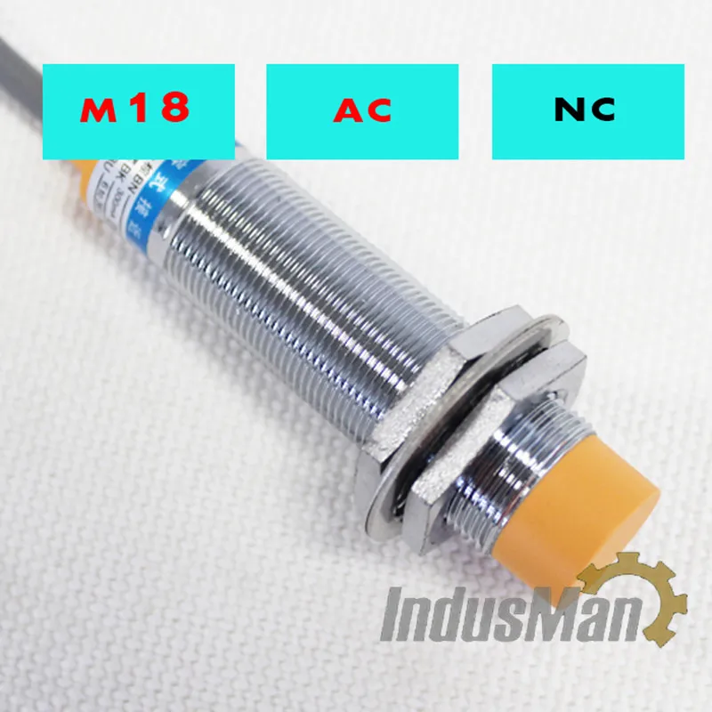 

1pc LJC18A3-B-J/DZ M18 Two Wire AC NC 1-10mm distance measuring capacitive proximity switch
