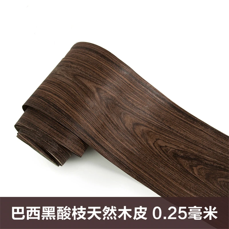 

Natural Genuine Black Brazilian Rosewood Veneer Furniture Wood Veneer about 0.25mm Thick C/C