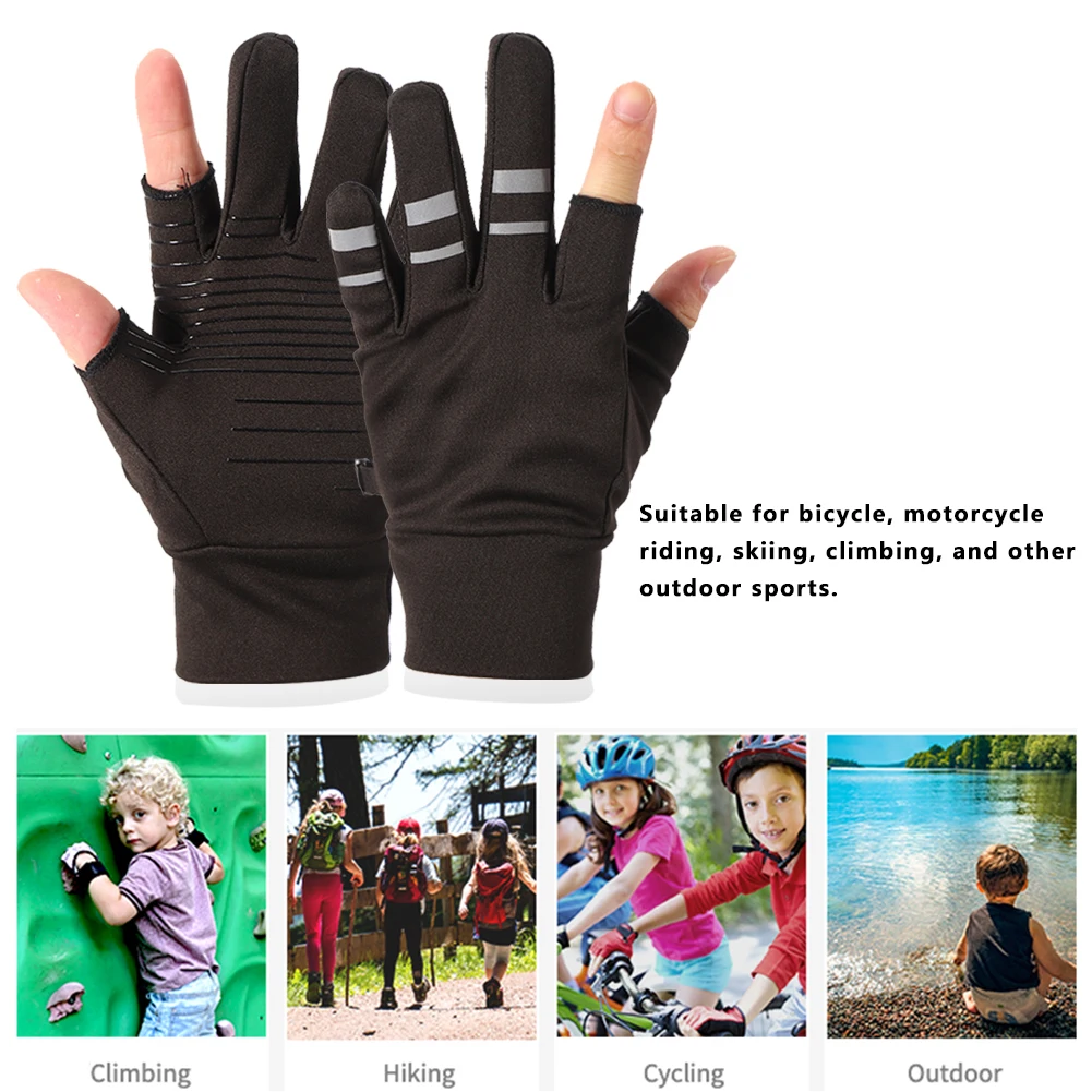 

1 Pair Bike Bicycle Gloves Winter Autumn Touch Screen Full Finger Gloves Men Women NonSlip Breathable Cycling Gloves