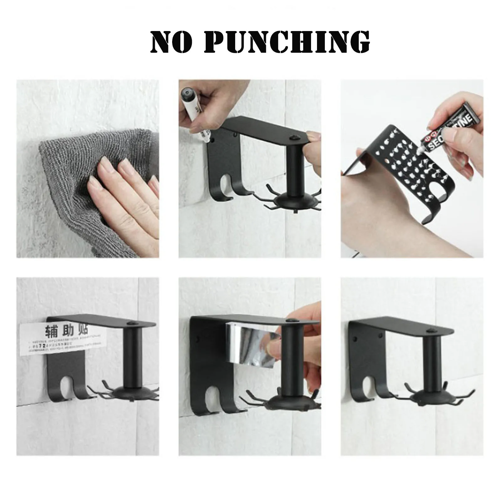 

Punch Free Kitchen Shelf Free Punching Wall-Mounted Household Rotating Frame Knife Holder Rack Telescopic Storage Shelf 35A