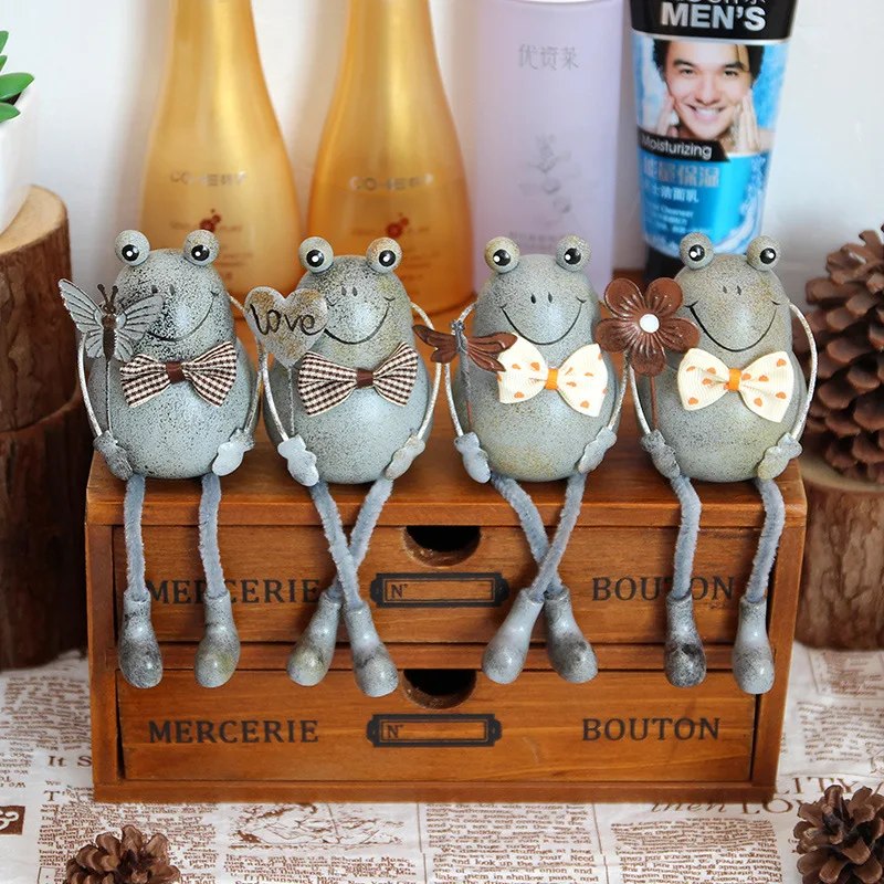 Домашний декор деревянные лягушки украшения ремесла фигурки Винтажные висячие