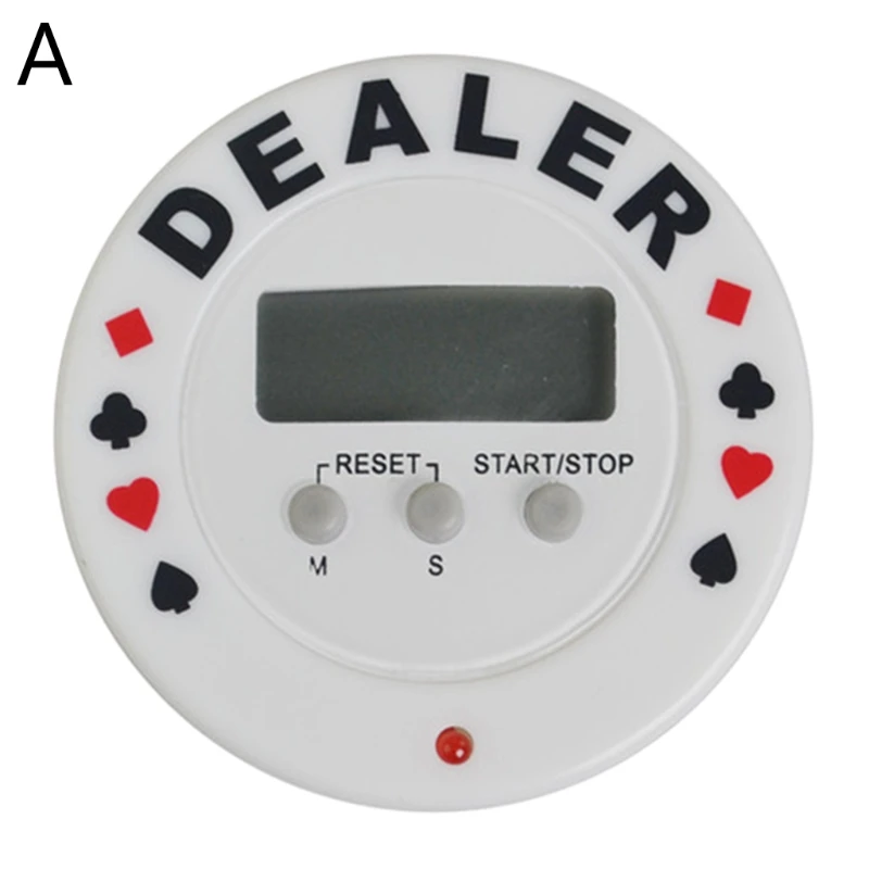 Покерный таймер для казино цифровой дилер черный домкрат пластиковый чип