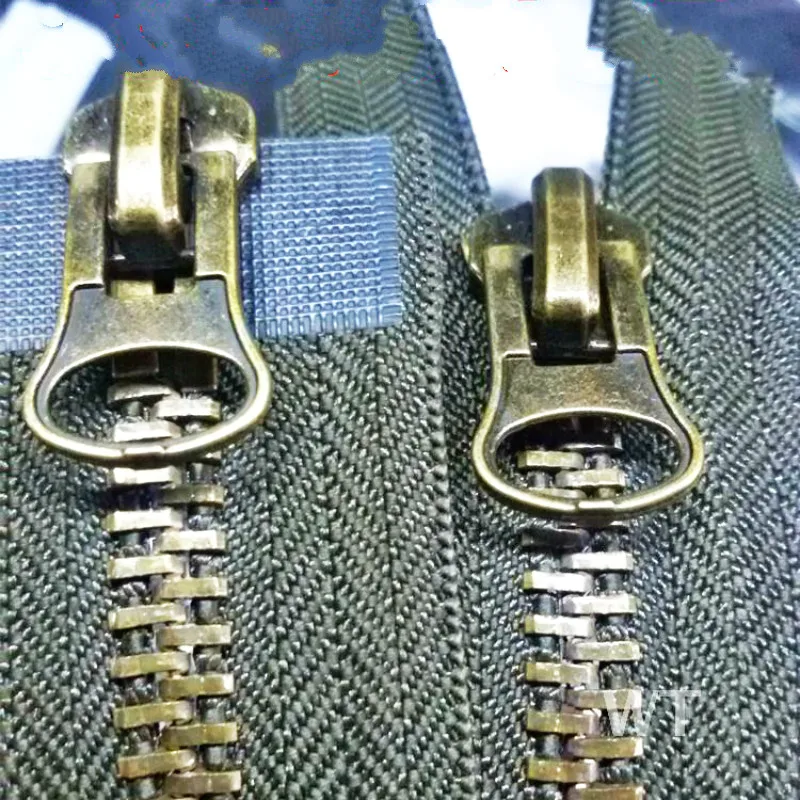 2 шт./лот HEAVY DUTY в винтажном стиле с металлической молнией способа Двойной Конец